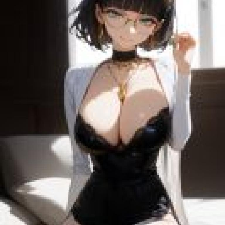 in room，動漫女孩坐在椅子上。