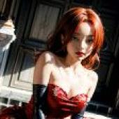 Computer desktop， live version， rabbit Jessica rabbit， push -to -see through customs clearance， Who Framed Roger Rabbit， Steam punk Phantom Phantom Phantom