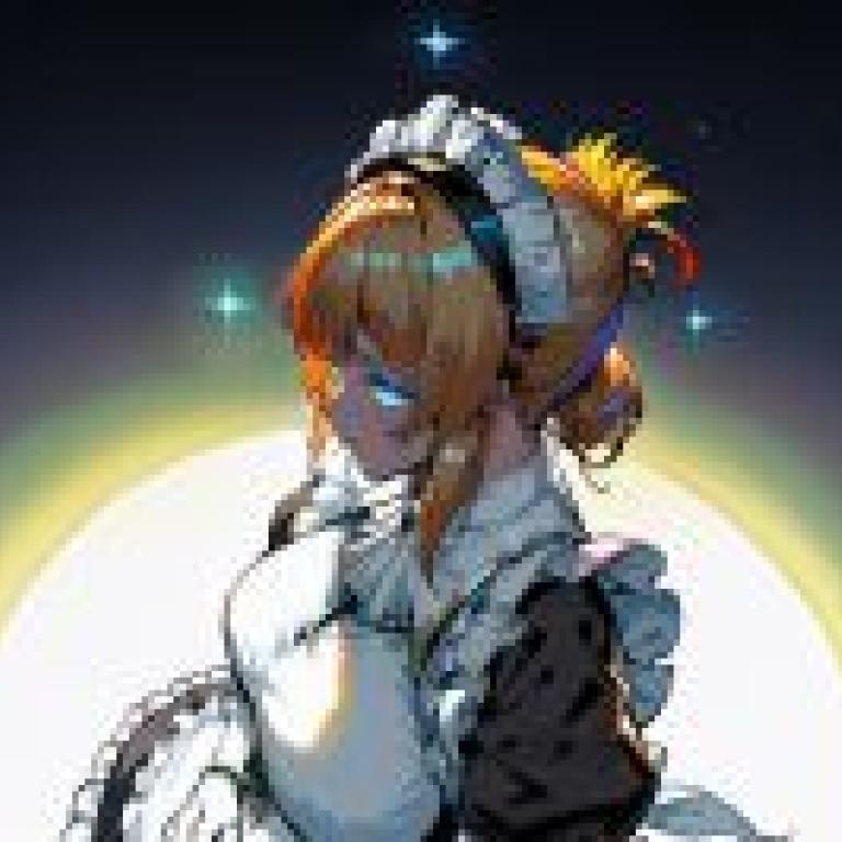 angry maid，一位金髮卡通女孩。