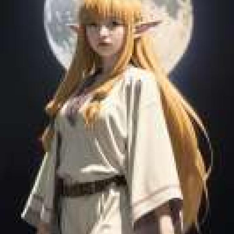 Serie，Frieren，A girl with a pony tail wearing a white top and a brown belt.