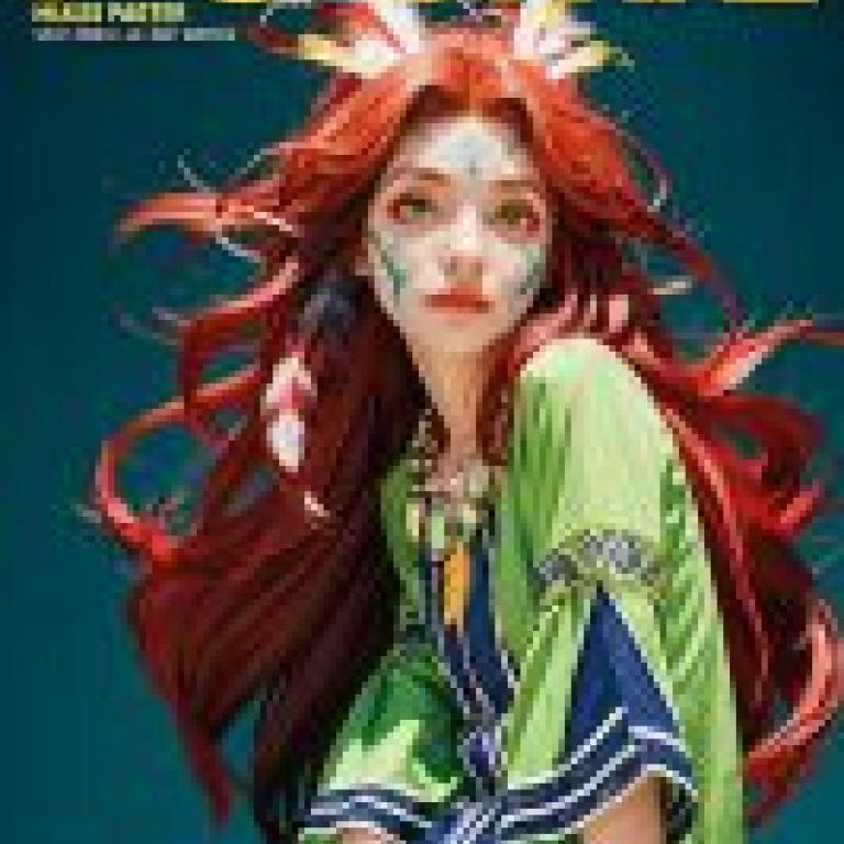 Popoi， Secret of Mana，《Pogaine》雜誌封面上有一位紅頭髮的女人。