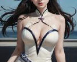 Luong，The King of Fighters，Paner 的模特兒閉著眼睛擺姿勢。