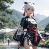 Computer wallpaper， Kamisato Ayaka， Kamisato Ayaka， Genshin， Genshin， live-action version， Ayaka Japanese COSPLAY charm
