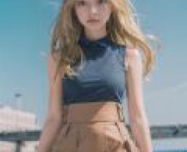 Serena， Pokemon，Girl wearing a pink hat.