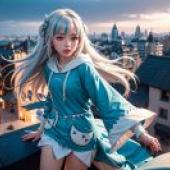 真人版，Gawr Gura，鯊魚姬，Vtuber，hololive production「屋頂之夜」