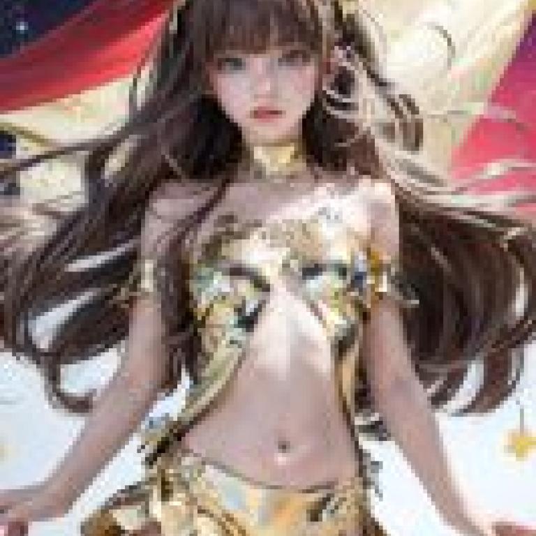 手機桌布 星星公主，寫實 金色光輝：精靈耳少女的奇幻之旅