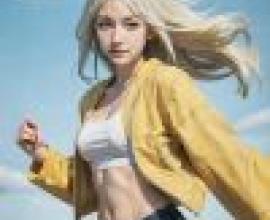 shion naruto，一本名為 BAKBC 的雜誌，封面是一位女孩。