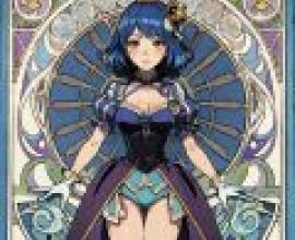 THE iDOL MSTER，戴著皇冠的藍色公主。