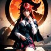 Computer wallpaper， real life， Rias Gremory， Devil High School DxD， anime Gorgeous Phantom