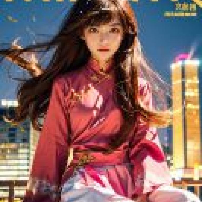 手機桌布，紅傳統，寫實，MIltr 雜誌封面的模特兒。