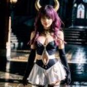 Devils Horns: Gothic Magical Anime Character