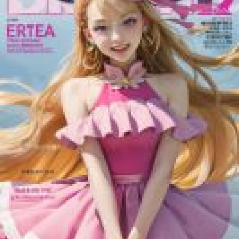 saint flying feather butterfly angel Pretty Cure，Sail Girl magazine cover with girl in pink dress.