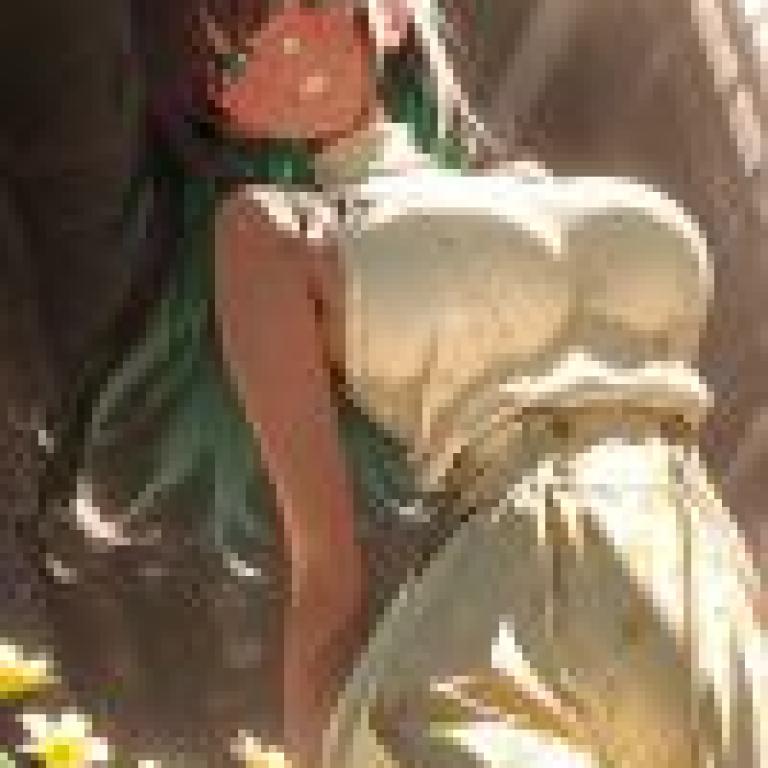 Sensual wind，A girl with black hair
