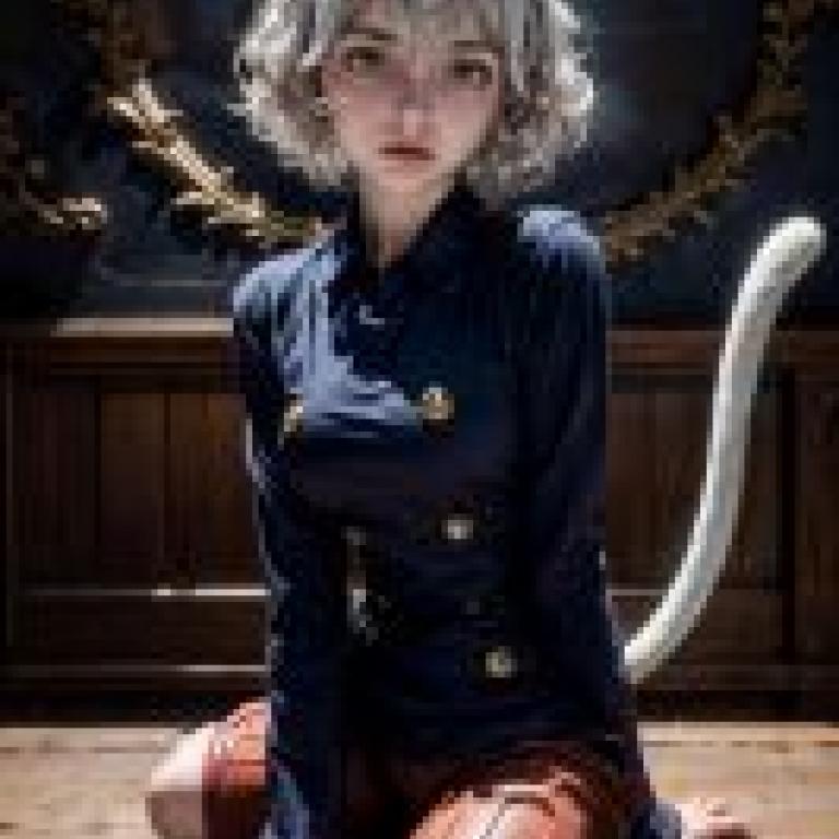 手機桌布，Neferpitou，ネフェルピトー，HUNTER HUNTER，寫實，蒸氣龐克貓女孩的肖像