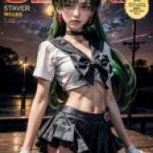 手機桌布，冥王剎那，冥王雪奈，美少女戰士，Sailor Pluto，寫實，星際女神：手機桌布與動漫雜誌封面
