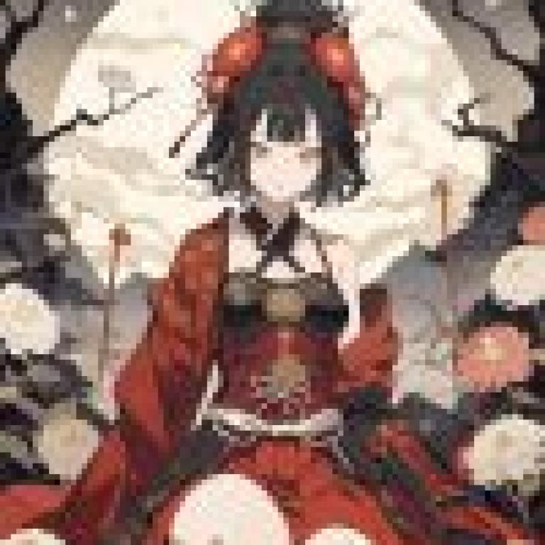 時光流逝，一幅描繪日本女性的動漫漫畫插圖。