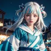 Live version， Gawr Gura， Shark Ji， Vtuber， Hololive Production Crown Night: Chizuko Yoshida Live Edition， Blue Skirt Night