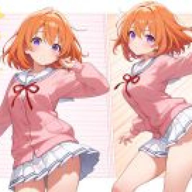 Hoto kokoa IS THE ORDER A RABBIT NAI，A girl in a pink shirt with a bow on it and stars above her head.