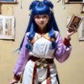 Computer desktop， live version， Shanyu， shampoo， chaotic horses， blue -haired scholar: real role -playing