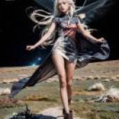 手機桌布，Edge of the World， EotW，寫實，外星世界的金髮女子。