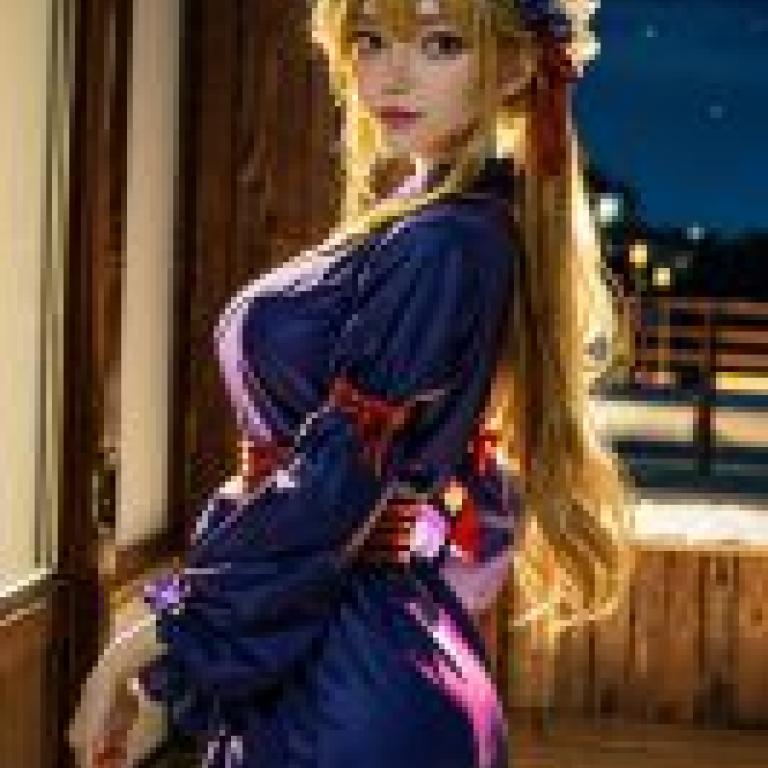 手機桌布，Yukari Yakumo 八雲 紫 東方，寫實，打扮成動漫人物的女性。