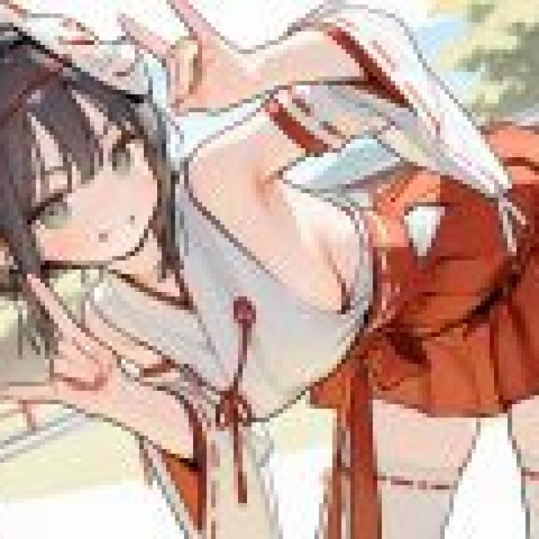 Charming witch，Anime girl with bow and bow tie.