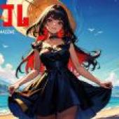 Computer wallpaper， Japanese kimono beauties on Nanyang Beach， anime， Beach Fantasy: Maze King comics