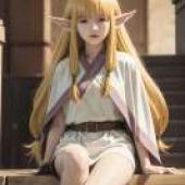 系列，Frieren，穿白裙子的女孩。