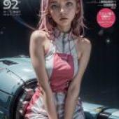手機桌布，交響詩篇 Eureka Seven 安妮莫奈 アネモネ Anemone，寫實，車頂粉髮女：驚豔動漫封面