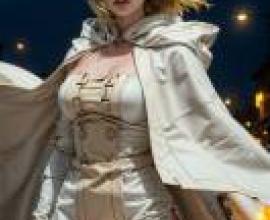 手機桌布，Orochi (オロチ) ，Fire Force，寫實，《Game Informer》二月號的封面是一位金髮女子。