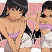 Chel The Road to El Dorado，Purple strapless top with white skirt.