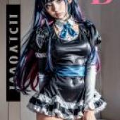 手機桌布，Stocking ，吊帶襪天使 (Panty & Stocking with Garterbelt)，寫實，黑紫魅影：絕美風情