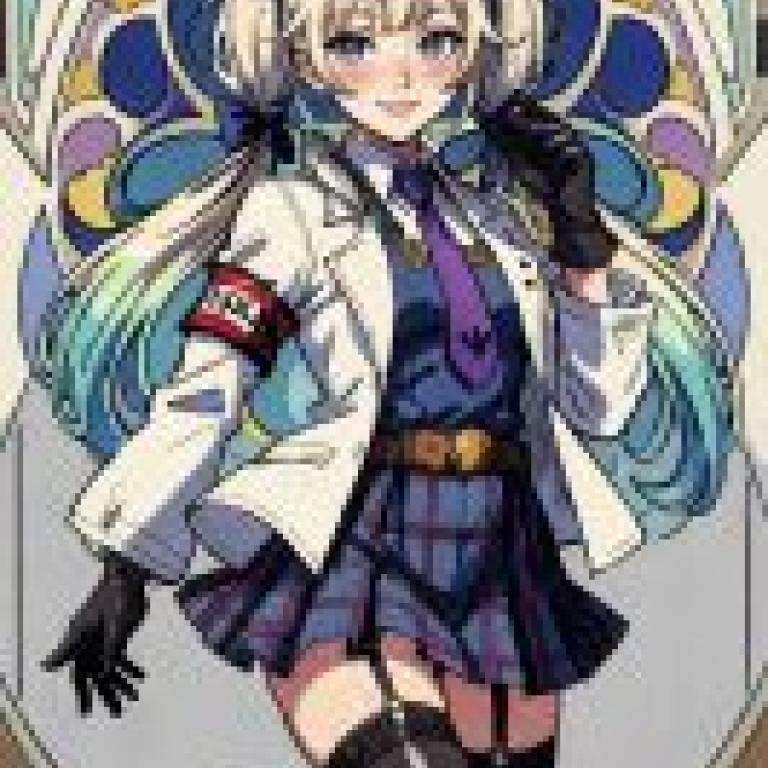 Aizawa Ema VTUBER，A girl in a lab coat.