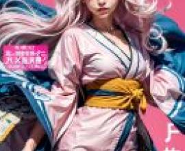 手機桌布 Tamamo no Mae，Fate grand order，寫實 時尚巔峰：粉髮少女的雜誌風采