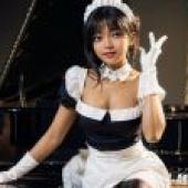 電腦桌布，莉莉絲 (リリス)， LILITH，新來的女傭有點怪真人，吉他笑容少女