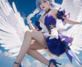 崩壞星軌，羅賓，那個在雲端長著翅膀的女孩就是那個飛翔的人。