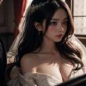 陽台婚紗情懷 - 浪漫桌布免費下載
