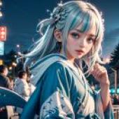 真人版，Gawr Gura，鯊魚姬，Vtuber，hololive production「街頭幻影」