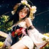 電腦桌布，真人版，和服美女，古典與現代漢服之美