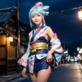 真人版，人氣動漫，水之女神阿克婭，為美好的世界獻上祝福，「和服夜燈」