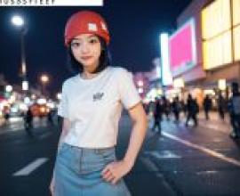 出雲風子 不死族 厄運 神經達文西 一個戴著頭盔、穿著白襯衫的女孩。