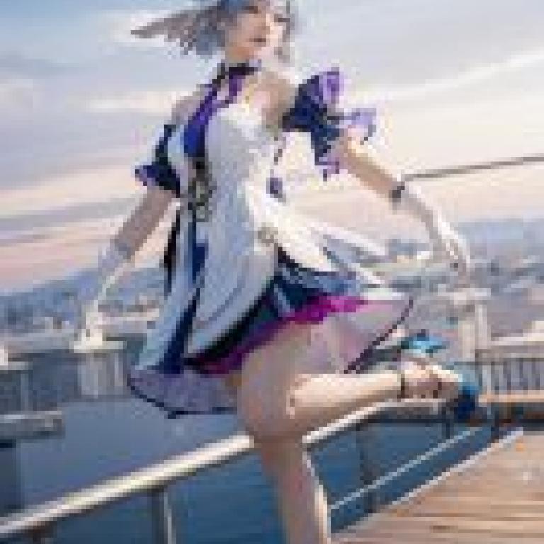 崩壞星軌，羅賓，一個踮著腳尖的女孩。