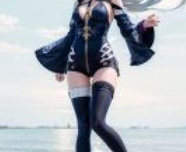 Teresa destiny cannot be escapedA girl in blue with one hand raised.