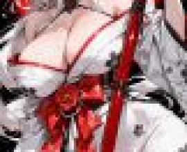 girls，A woman holding a red sword.