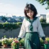 Computer wallpaper， live-action version， Maitina Hiiragi， dreaming of becoming a magical girl， magical girl reality and fantasy