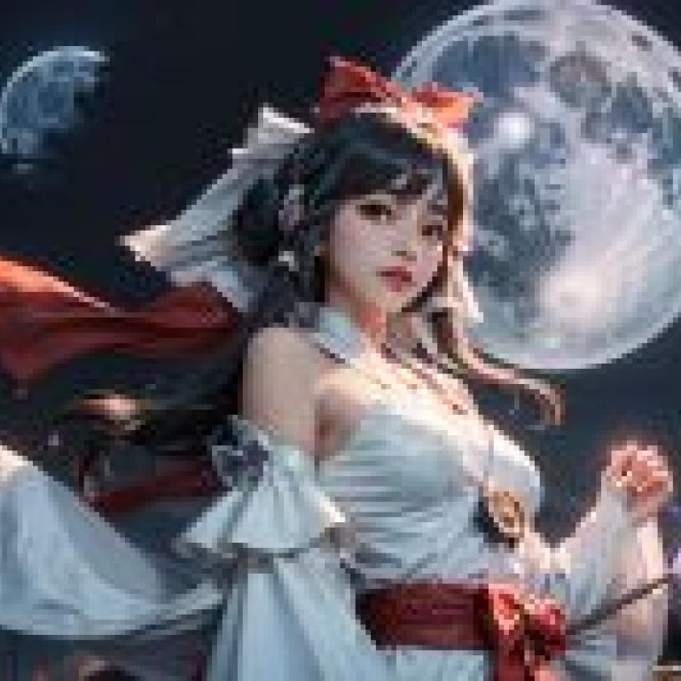 真人美女，東方Project，博麗靈夢，日本巫女，真人版，「巫女之月夜」