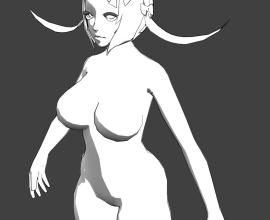 [Blender 3D] freestyle cartoon-style special effects test scanning lines