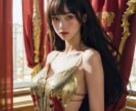 芭芭拉費爾頓 1960 年代，一位身穿紅色洋裝的年輕女孩。