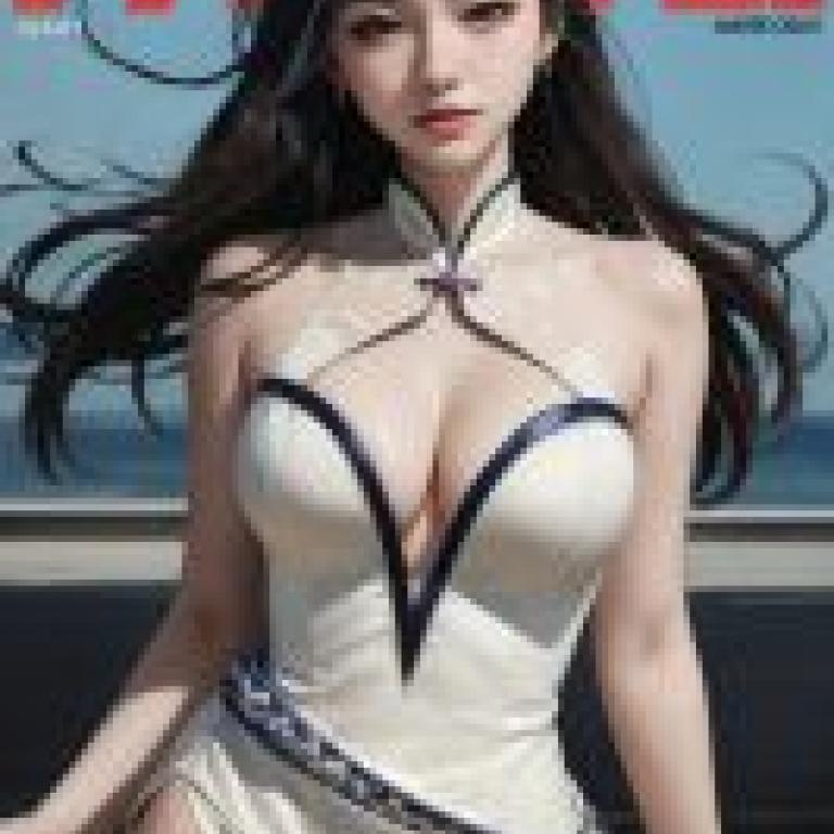 Luong，The King of Fighters，Paner 的模特兒閉著眼睛擺姿勢。