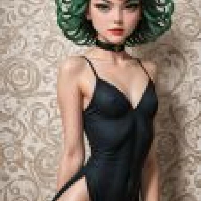 Tatsumaki，One Punch Man，有著綠色頭髮和黑色衣服的女孩。
